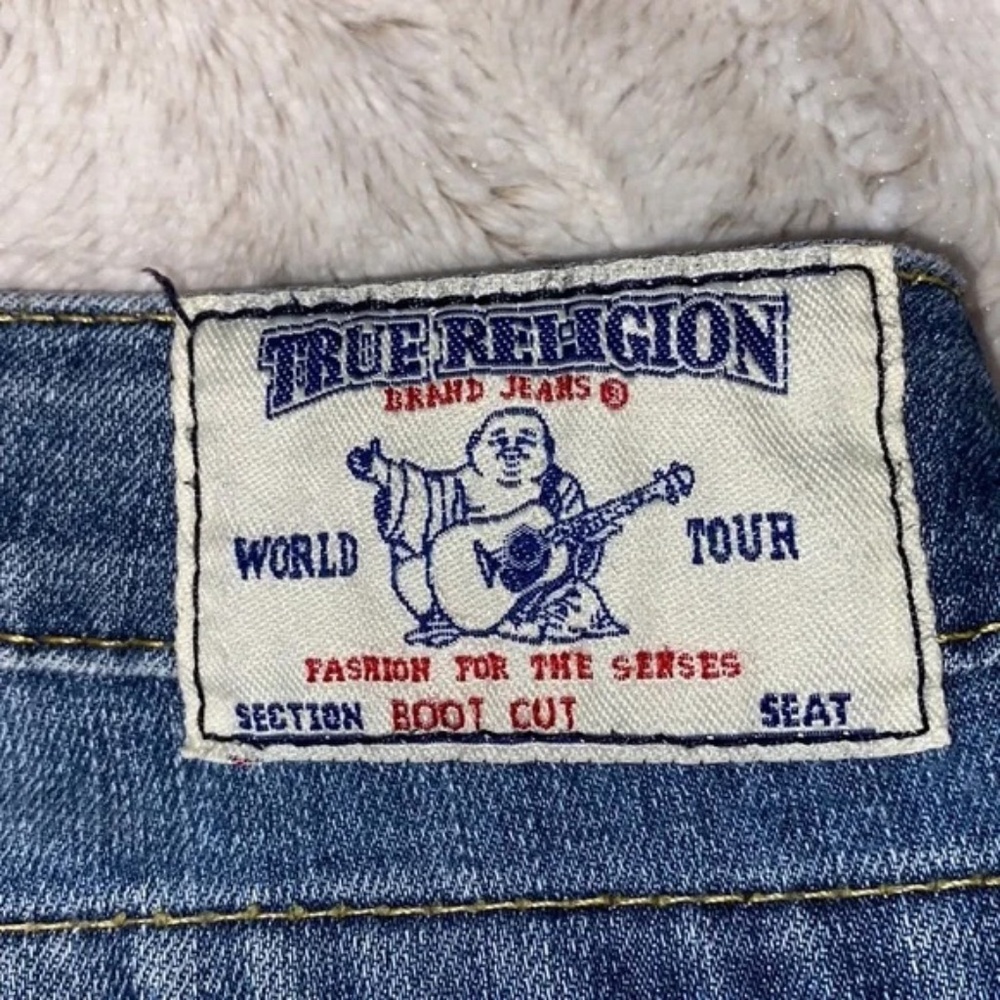 Womn's True Religion World Tour Bootcut Low Rise Jeans - 27 - Picture 2 of 12